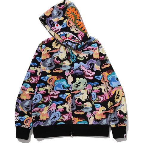 Bape Full Floral Black Zip Up