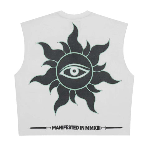 Godspeed Sunken Liberty White Sleeveless Tee