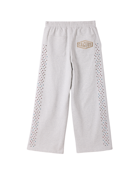 AZVA Studios Crystal Cactus Grey Sweatpants