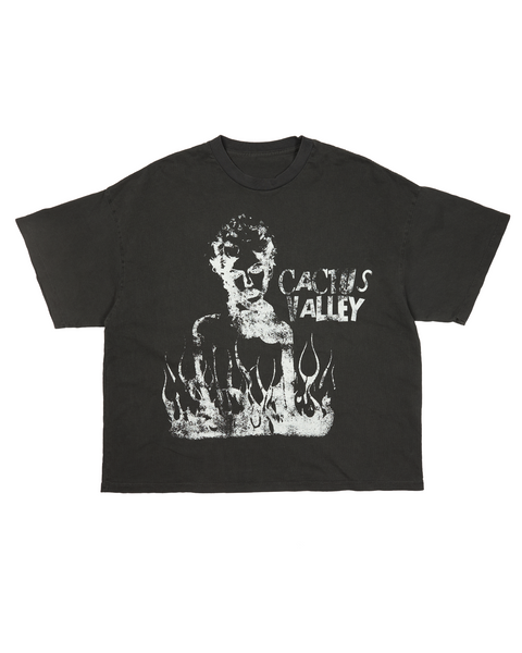 AZVA Studios Cactus Lady Black Tee