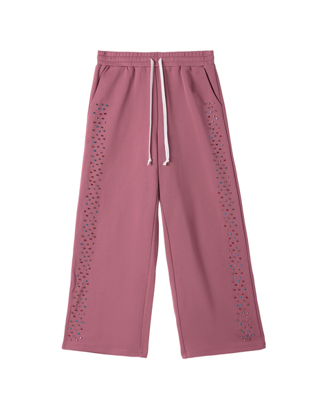 AZVA Studios Crystal Cactus Raspberry Sweatpants