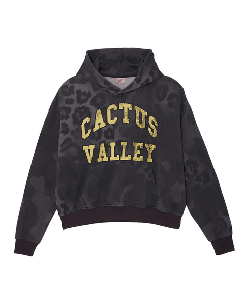 AZVA Studios Faded Leopard Hoodie