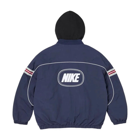 Supreme Nike Nylon Navy Zip Up Jacket