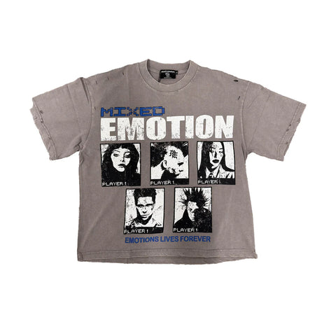 Mixed Emotion Gallery Grey Tee
