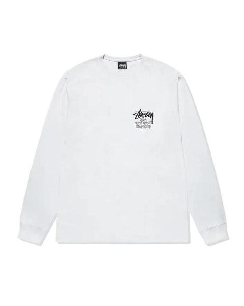 Stussy DSM LA White L/S Tee