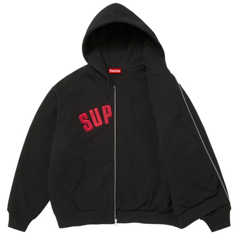 Supreme Arc Thermal Lined Black/Red Zip Up