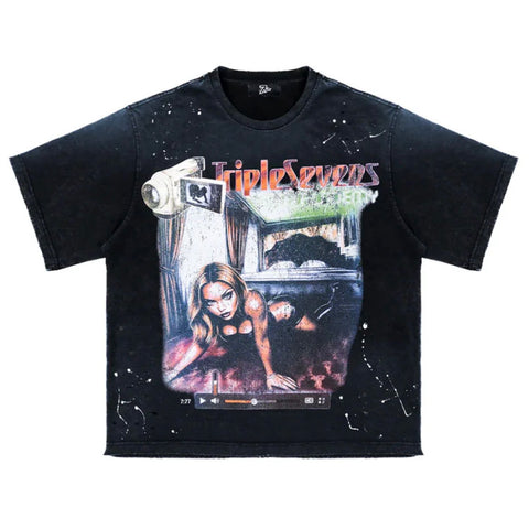 Triple Sevens Film Star Black Tee