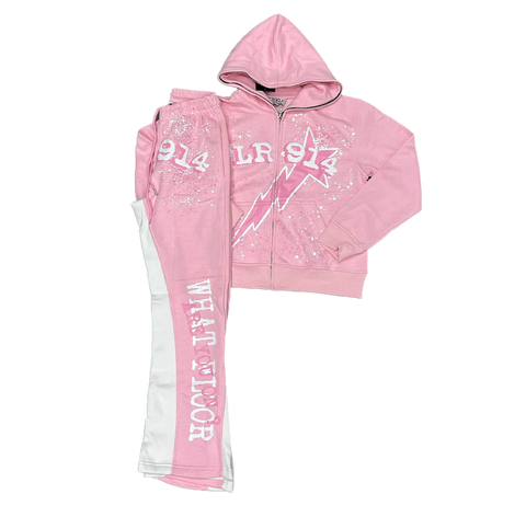 Floor 914 All Star Powder Pink Set