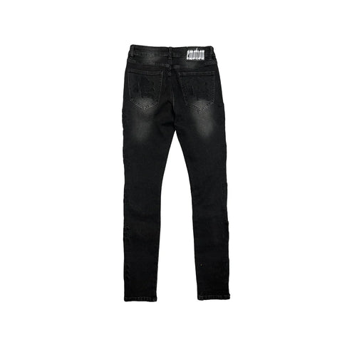 Mixed Emotion Midnight Monogram Jeans