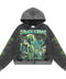 Floor 914 Alien Black Zip Up