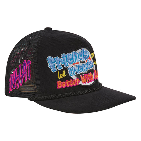 Better with Age Friends Black Trucker Hat