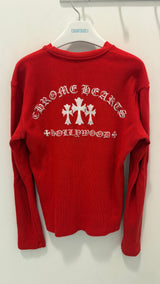 Chrome Hearts Sailon Henley Red L/S Thermal