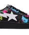 Bape Complexcon Black/Multi Color Bapestas