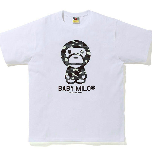 Bape GID Baby Milo White Tee