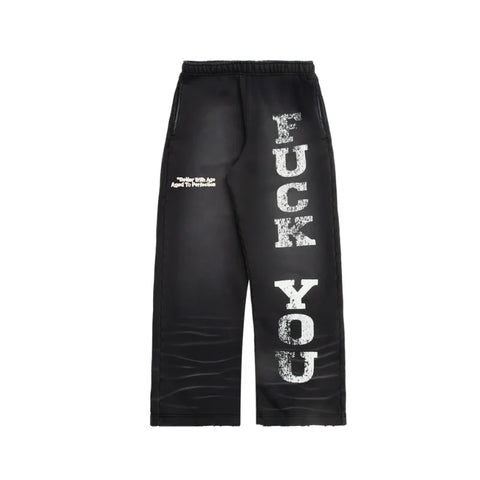 Better With Age F*ck You Black Sweatpants