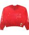 Boredom Kills Signature Red Crewneck