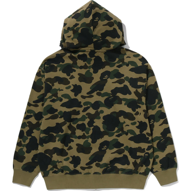 Bape Dark Green Camo Rhinestone Full Zip