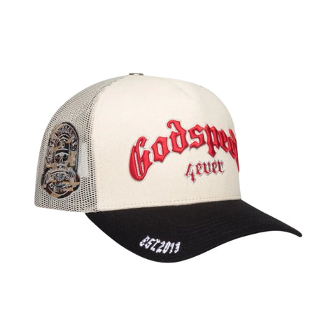 Godspeed GS Forever Cream/Red/Black Trucker