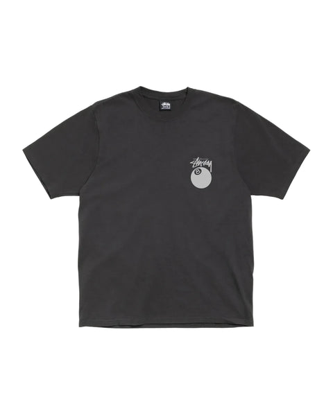 Stussy 8 Ball Faded Black Tee