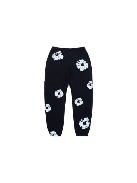 Denim Tears Kids Cotton Wreath Black Sweatpants
