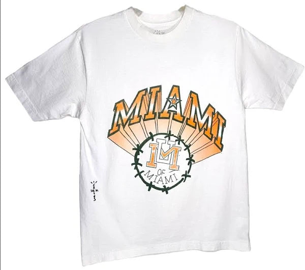 Cactus Jack Miami II White Tee