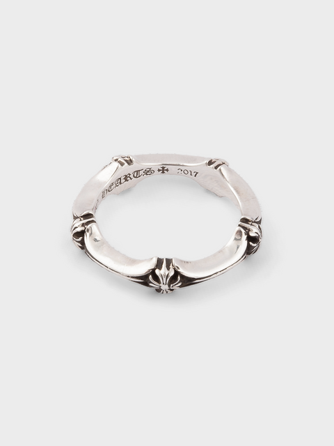 Chrome Hearts Plus And Bones Silver Ring