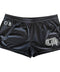 Chrome Hearts Varsity Black Mesh Booty Shorts