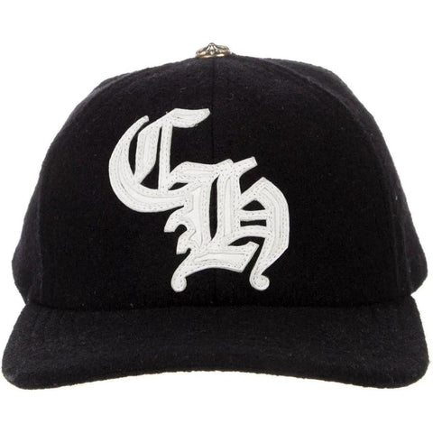 Chrome Hearts CH Wool/Leather Black Hat