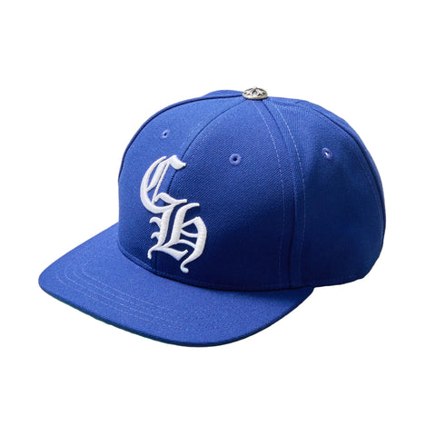 Chrome Hearts 6 Panel Blue Baseball Hat