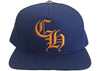 Chrome Hearts CH Cobalt/Orange 5 Panel Hat