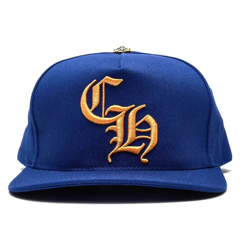 Chrome Hearts CH Navy/Yellow Silver Trucker
