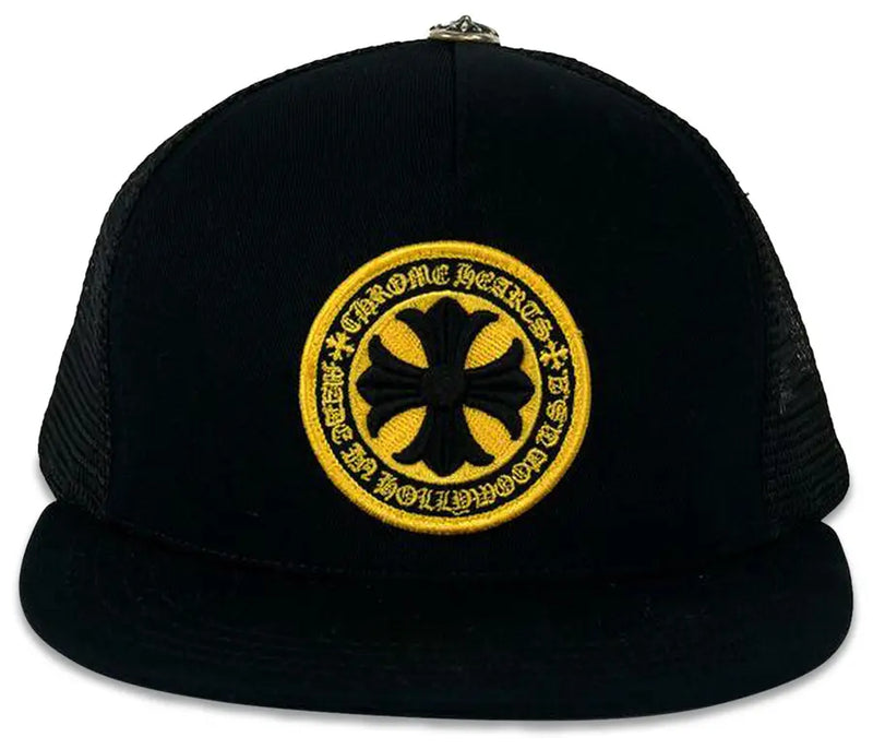 Chrome Hearts CH Plus Black/Yellow Trucker