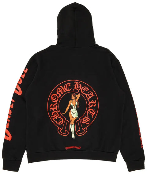Chrome Hearts Deadly Doll Black/Red Hoodie