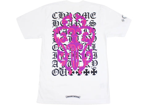 Chrome Hearts Eye Chart Dagger White Tee