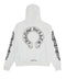 Chrome Hearts Floral Horseshoe White Hoodie