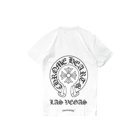 Chrome Hearts Las Vegas Horseshoe White Tee