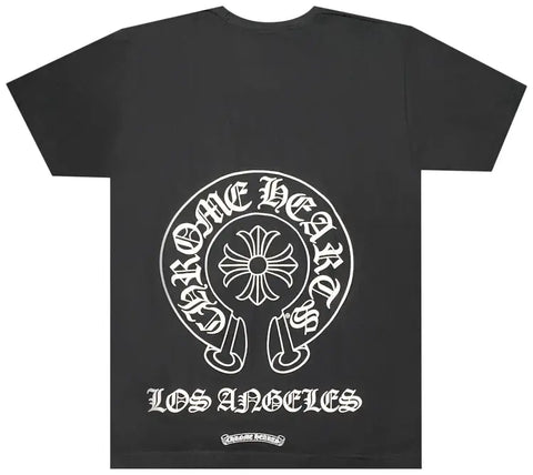 Chrome Hearts Los Angeles Horseshoe Black Tee