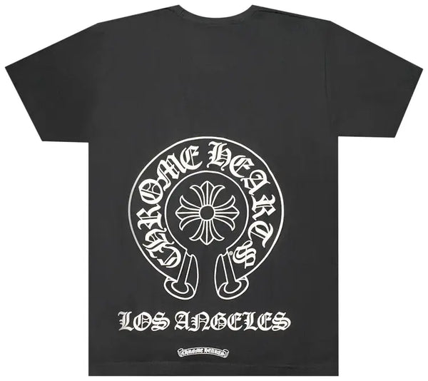 Chrome Hearts Los Angeles Horseshoe Black Tee