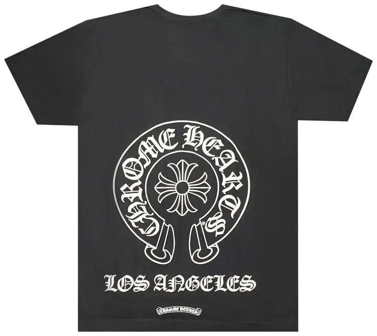 Chrome Hearts Los Angeles Horseshoe Black Tee