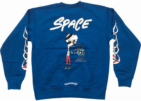 Chrome Hearts Matty Boy Space Blue Crewneck