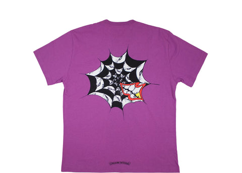 Chrome Hearts Matty Boy Spider Web Purple Tee
