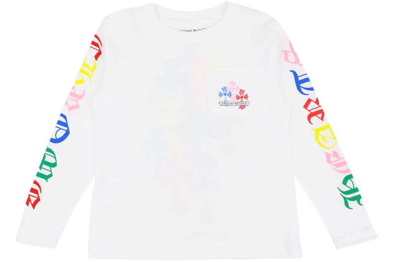 Chrome Hearts Multi Color Cross White L/S