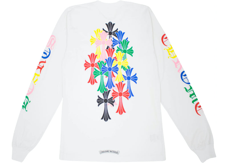 Chrome Hearts Multi Color Cross White L/S