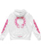 Chrome Hearts Pink Horseshoe White Hoodie