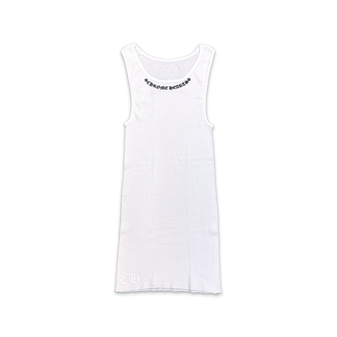 Chrome Hearts タンクトップ MEDIUM ホワイト Chrome Hearts Scroll White/Black Tank – Courtside Kicks