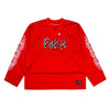 Chrome Hearts Sports Mesh Warm Up Red L/S Jersey