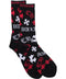 Chrome Hearts Stencil Black/Red Socks