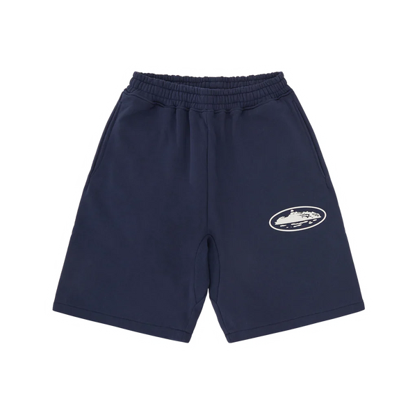 Corteiz Navy OG Island Logo Shorts