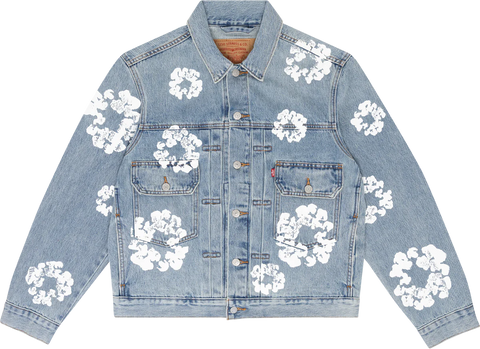 Denim Tears Cotton Wreath Light Wash Jean Jacket
