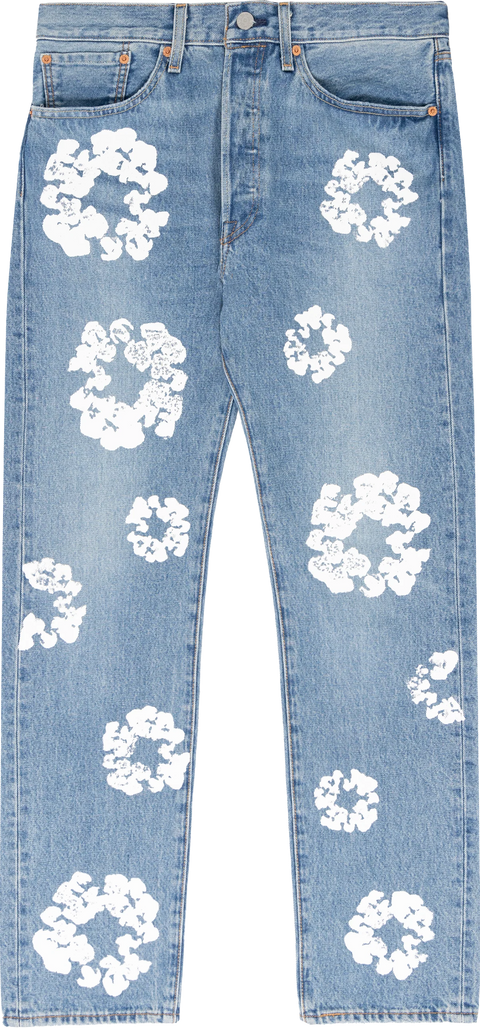 Denim Tears Cotton Wreath Light Wash Jeans